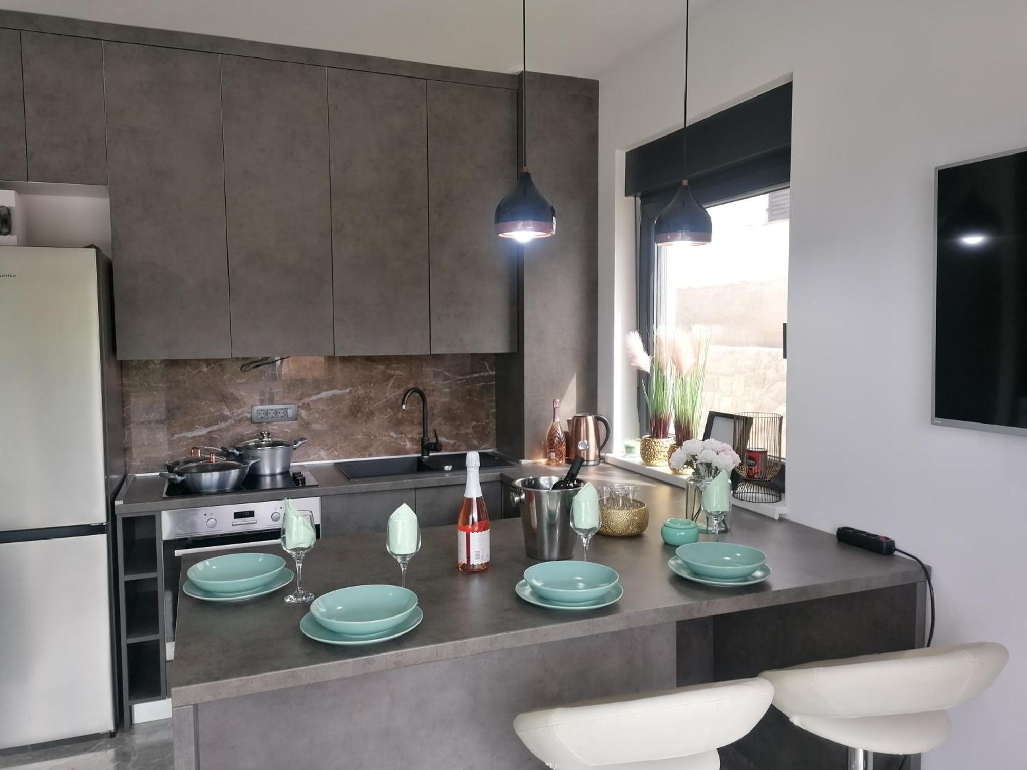 Apartamento Golden Sunset Njivice Habitación foto